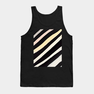 Zebra Stribes Pattern Tank Top